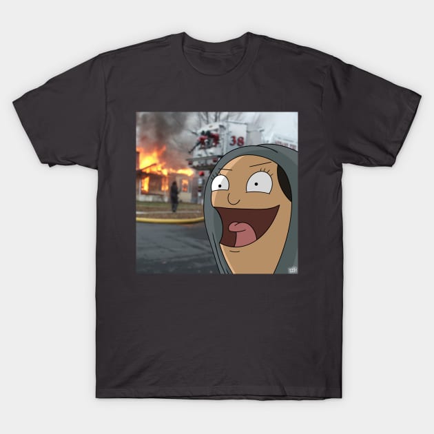 Burgers memes Louise fire T-Shirt by Tommymull Art 